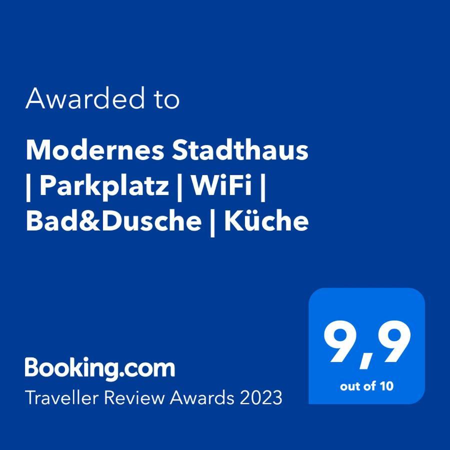 Modernes Stadthaus | Parkplatz | WiFi | Bad&Dusche | Küche Hanóver Exterior foto